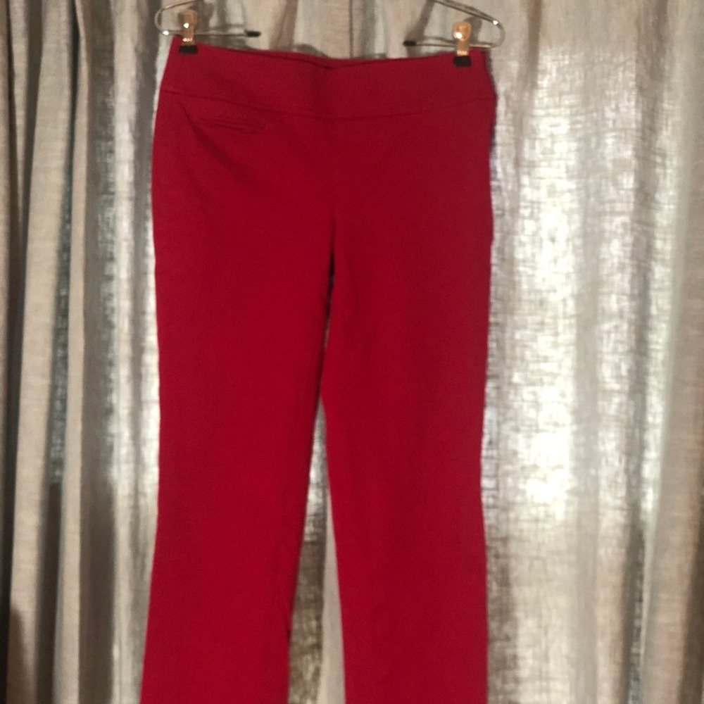 LOFT|KATE STRAIGHT LEG PANT BERRY|25/0R